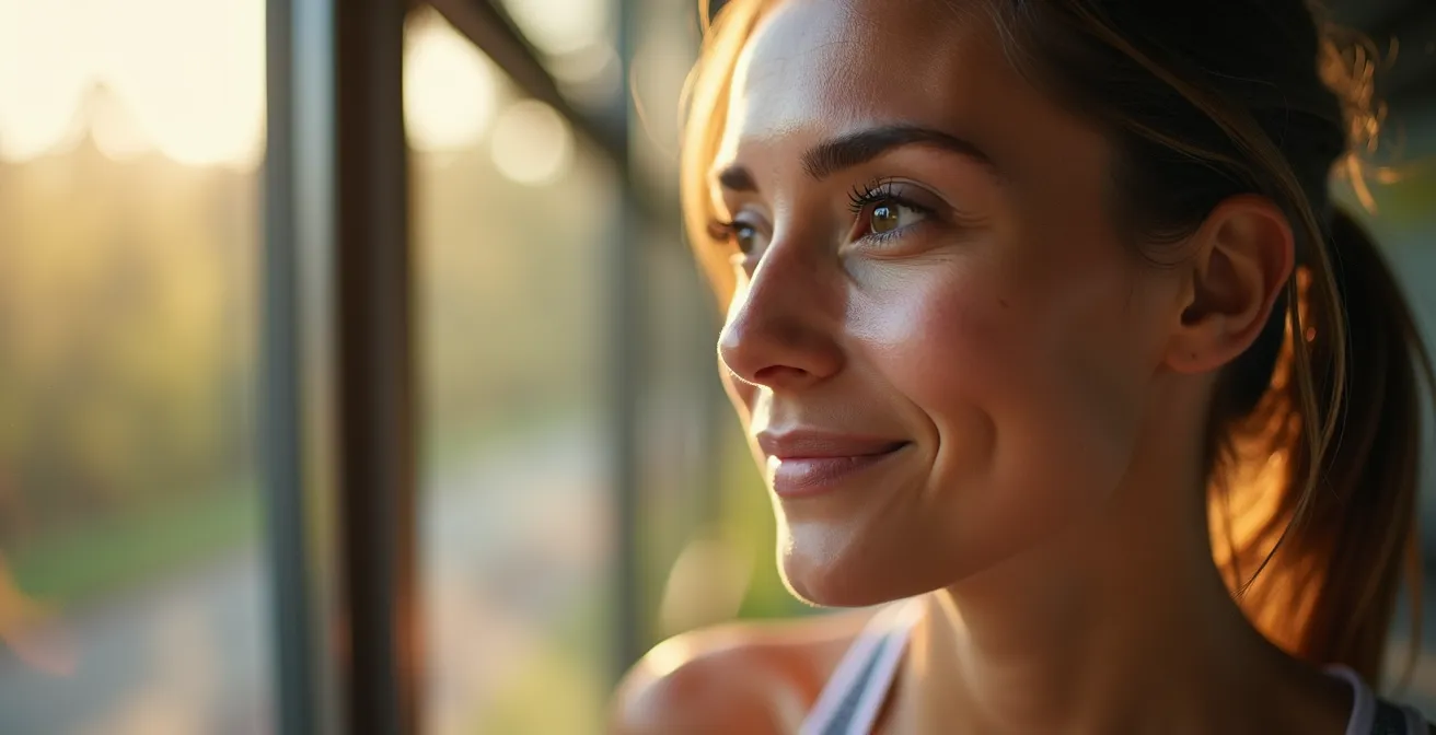 Athlete performing gentle Zone 1 cardio recovery walk